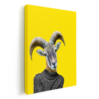 Thumbnail for Tablou Canvas - Hippie Billy Goat