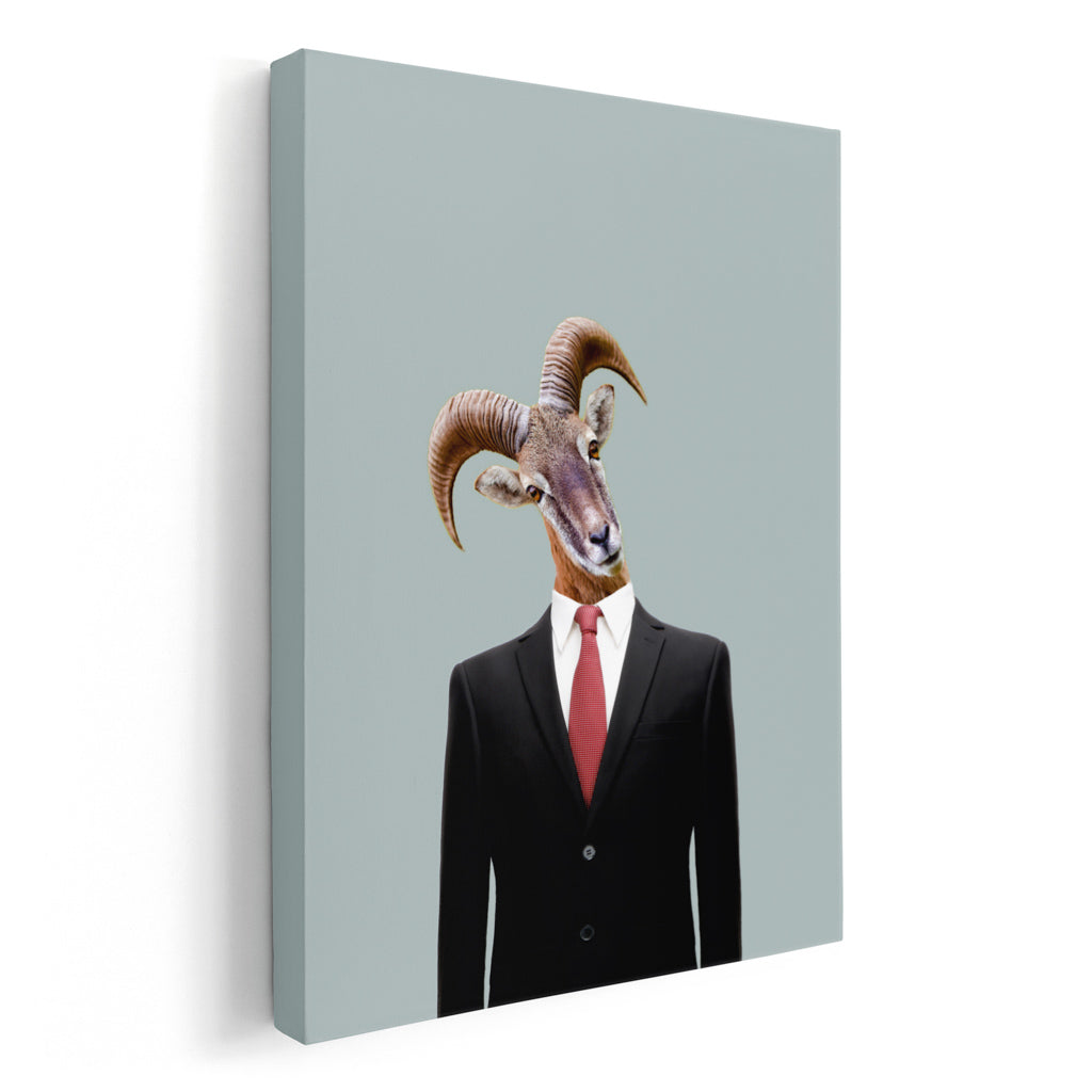Tablou Canvas - Business Billy Goat
