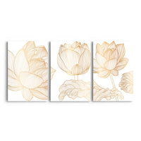 Thumbnail for Tablou Multicanvas 3 Piese - Lotus Flower