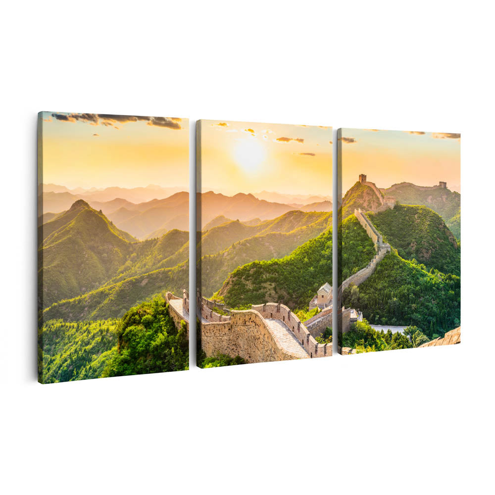 Tablou Multicanvas 3 Piese - Wall of China