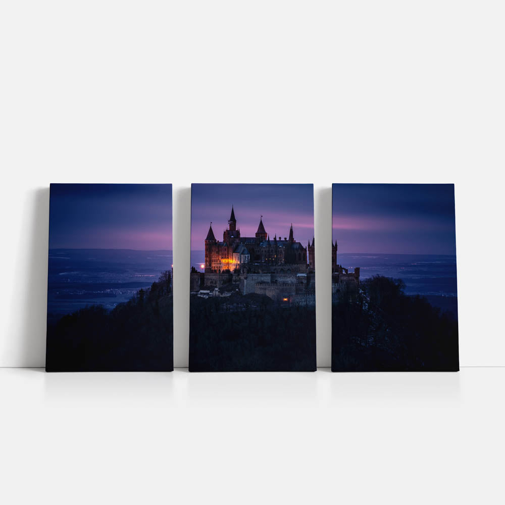 Tablou Multicanvas 3 Piese - Hohenzollern Castle