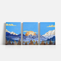 Thumbnail for Tablou Multicanvas 3 Piese - Winter Landscape