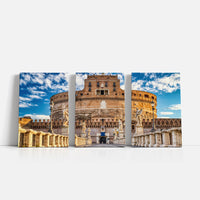 Thumbnail for Tablou Multicanvas 3 Piese - Saint Angelo Castle