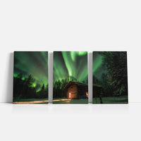 Thumbnail for Tablou Multicanvas 3 Piese - Aurora Borealis
