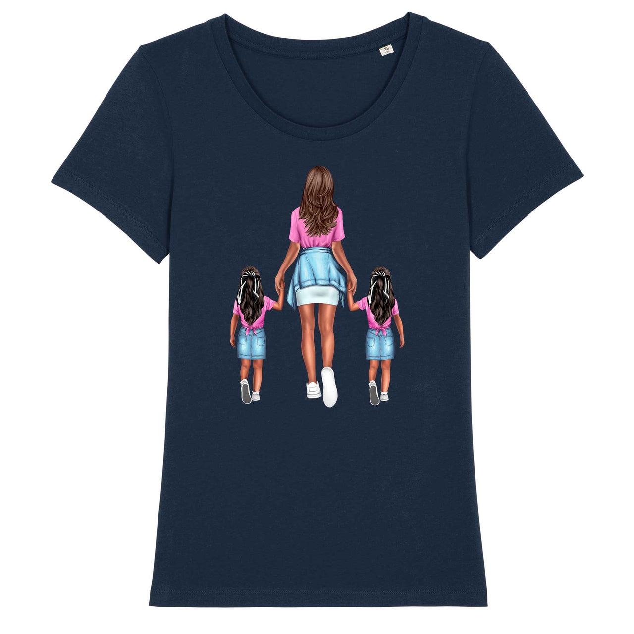Tricou Damă -  Mamă de Fete Gemene