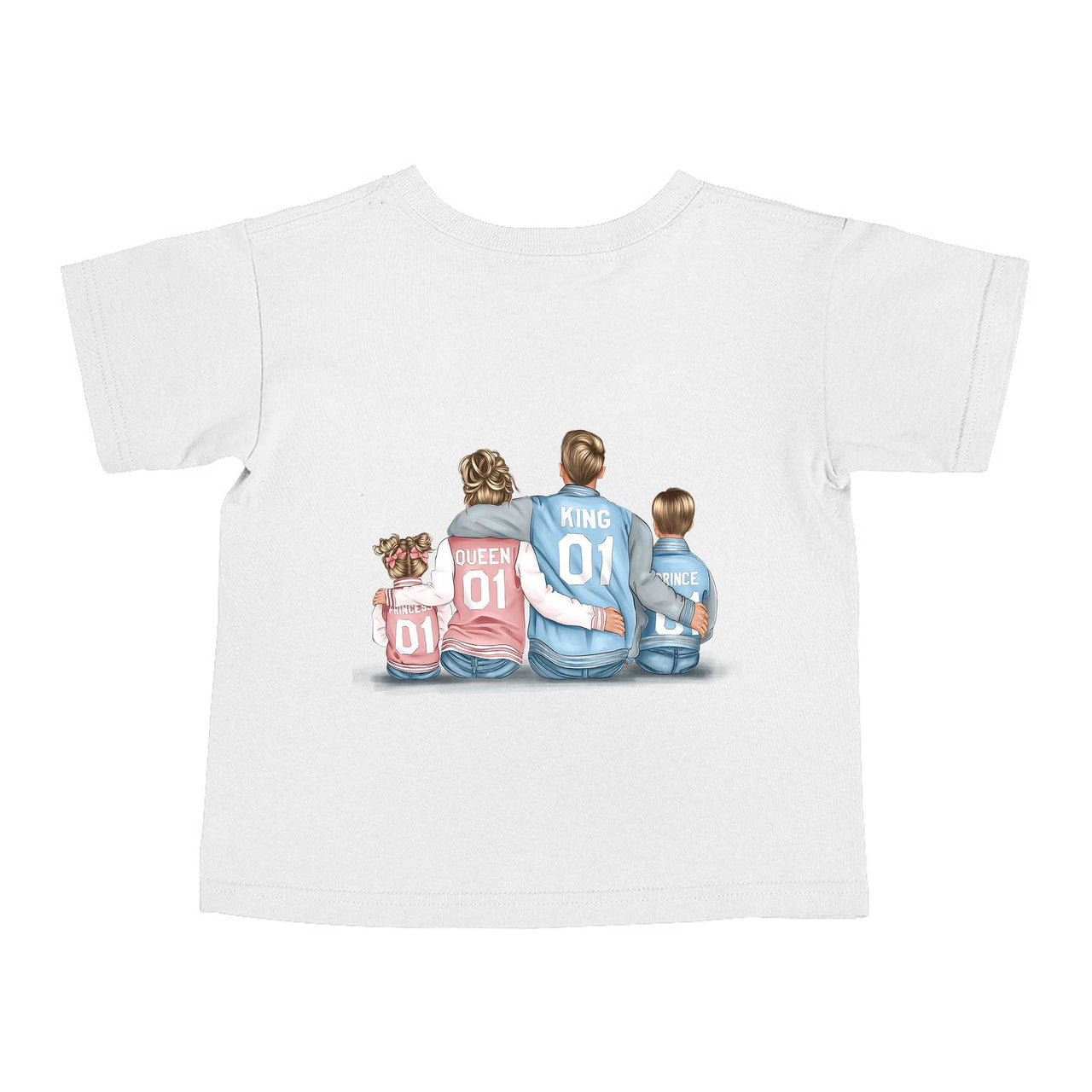 Tricou Baby Organic - Familie King Queen Prince Princess