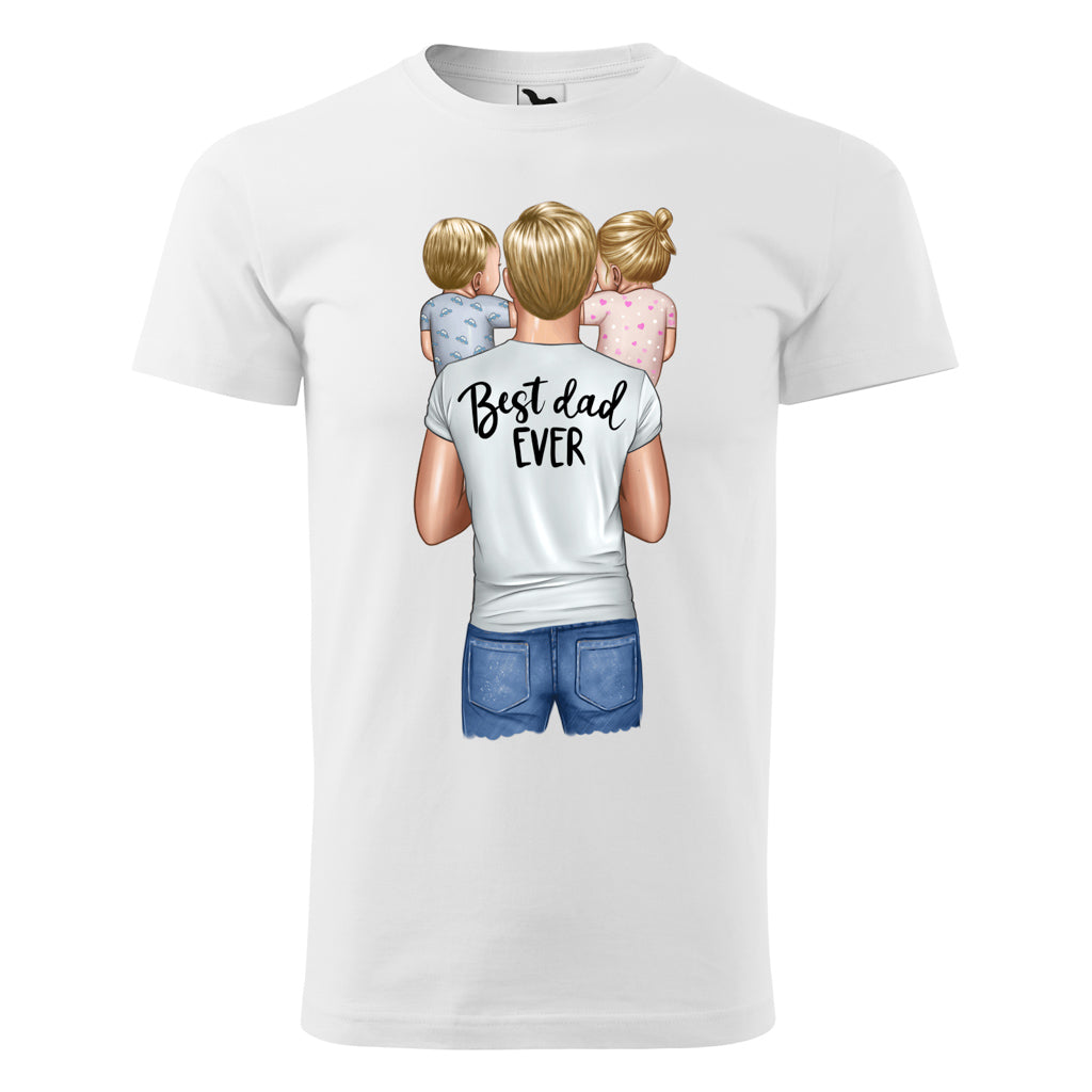 Tricou Barbat Clasic - Best Dad of Baby Boy and Baby Girl