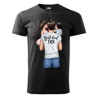 Thumbnail for Tricou Barbat Clasic - Best Dad of Girl and Baby Boy