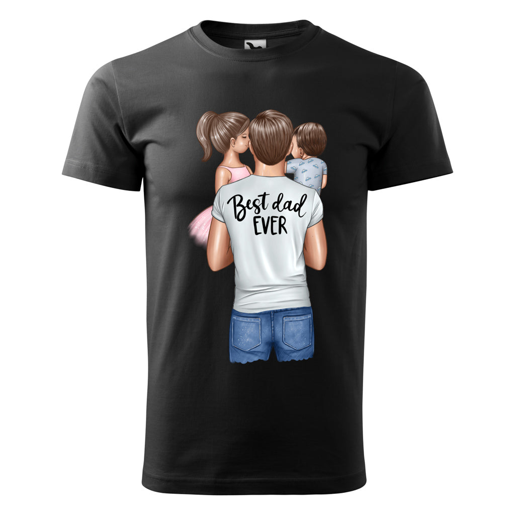 Tricou Barbat Clasic - Best Dad of Girl and Baby Boy