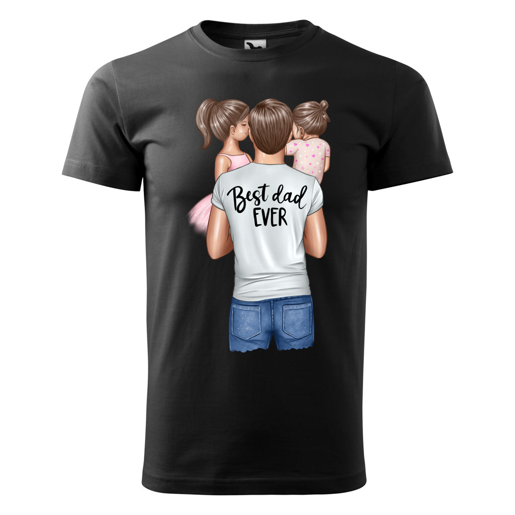 Tricou Barbat Clasic - Best Dad of Girl and Baby Girl