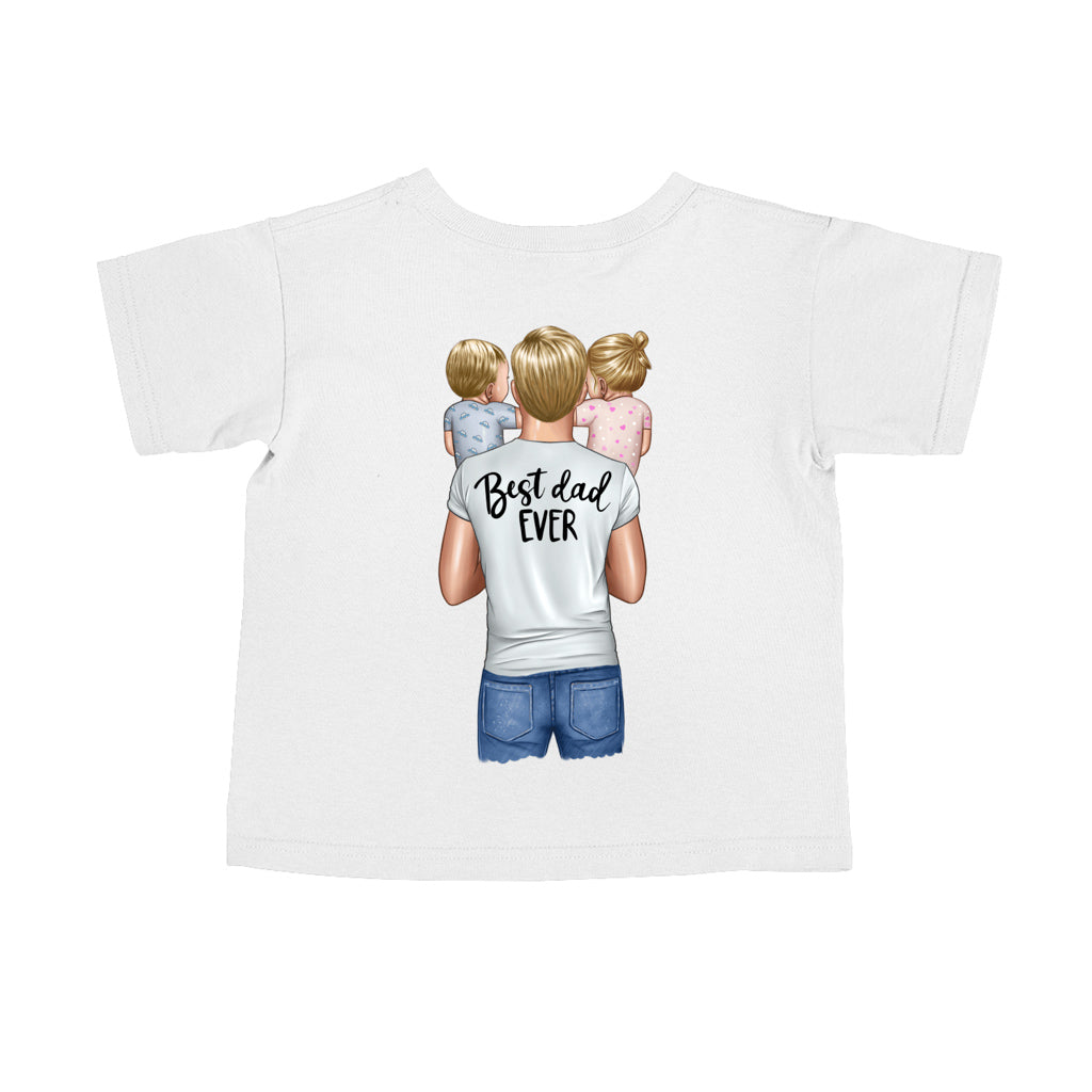 Tricou Baby Organic - Best Dad of Baby Boy and Baby Girl