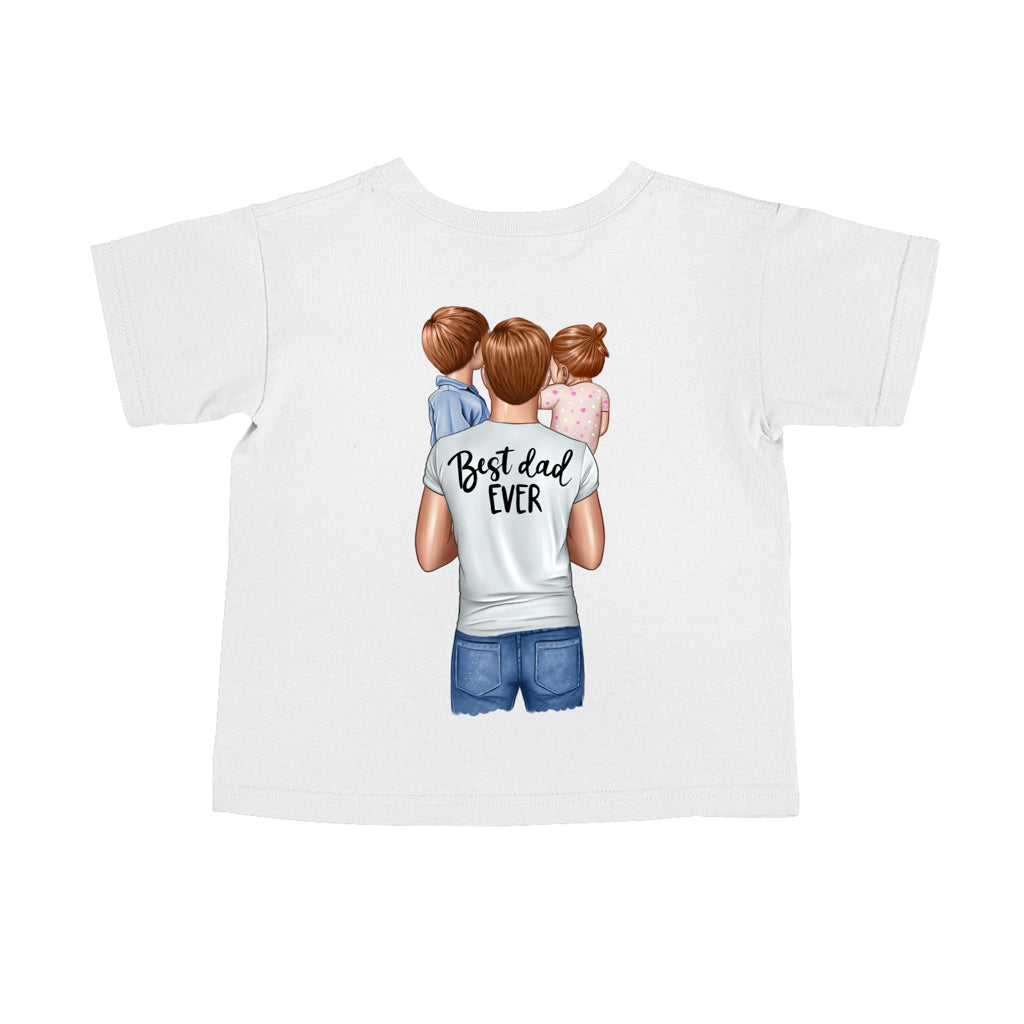 Tricou Baby Organic - Best Dad of Boy and Baby Girl