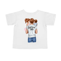 Thumbnail for Tricou Baby Organic - Best Dad of Girl and Baby Boy