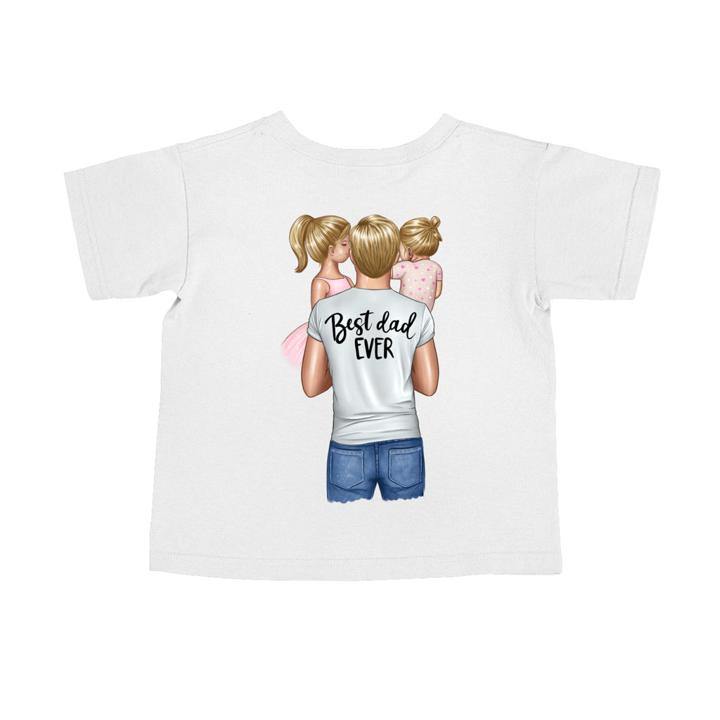 Tricou Baby Organic - Best Dad of Girl and Baby Girl