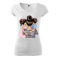Thumbnail for Tricou Damă Pure - Mom of Boy and Girl
